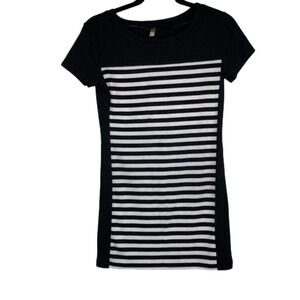 Thyme  Maternity Horizontal Striped T-shirt Dress